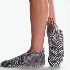 Bombas Textured Gripper Knit Slippers Sz M Lounge Non-Slip Leisure Comfy Travel